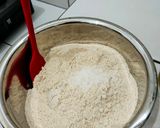 Foto langkah ke 2 dari resep Whole-Wheat Bread / Roti Gandum No Mixer dan No Ulen Lama2☺️.