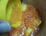A picture of step 3 of Yellow bean with brown chapati.