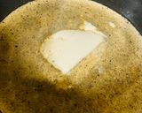 A picture of step 6 of Butter Beef Steaks serve with pepper white sauce and stir fry veggies.
