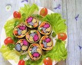 Hình bước làm 4 của món Kimbap(Cơm Cuộn)