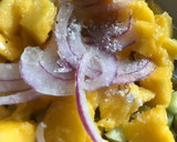 Foto del paso 9 de la receta: Ceviche de atún en conserva, con mango, alficoz, cebolla roja y salsa de limón y naranja
