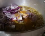 A picture of step 2 of Beef Aloo gosht.