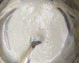 A picture of step 3 of Creamy white sauce with roasted bread.