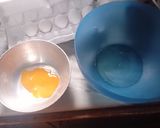 A picture of step 1 of Eid cake.