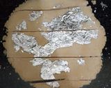 A picture of step 1 of Kaju ki burfi.