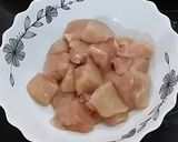 A picture of step 1 of Chicken Skewers.