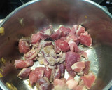 Foto del paso 1 de la receta: Magra en salsa con guisantes
