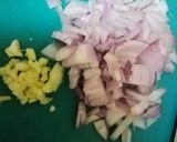 A picture of step 2 of Mexican rice with Pineapple.