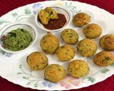 A picture of step 17 of Masala Appe.