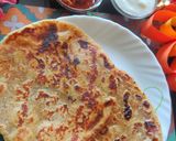 A picture of step 5 of Chikdi Roti.