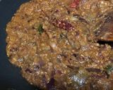 A picture of step 8 of Vangi Bath / Brinjal Rice.