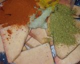 A picture of step 2 of Crispy Suran Fry (vegetarian fish fry).