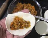 A picture of step 8 of Veg Momos.