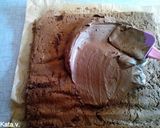 Csokoládés - kávés fatörzs #ünnepséfje recept fázis 8 fotója