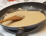 A picture of step 3 of Kaju Katli/Cashew Burfi.