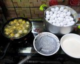 Hình bước làm 4 của món Khoai lang kén giòn thơm