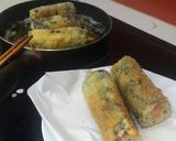 Hình bước làm 9 của món Kimbap chiên