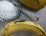 A picture of step 1 of Fruit custard.