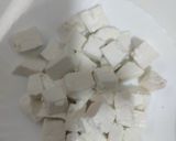 A picture of step 1 of Paneer biryani.