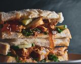 A picture of step 3 of Tandoori Chicken Sandwich (Using Leftovers).