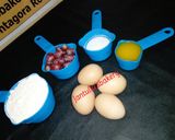 A picture of step 1 of Quick & Easy grapes cake.