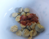 Foto del paso 3 de la receta: Huevos rellenos de bonito en tomate (rec. de aprovechamiento)