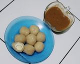 Foto langkah ke 6 dari resep Cilok isi telur puyuh bumbu pecel.