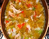 A picture of step 4 of Mike's Spicy Green Chilie Chicken Stew.