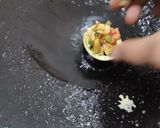 A picture of step 9 of Eggplants with egg.
