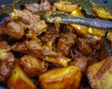 A picture of step 7 of Mutton Curry.
