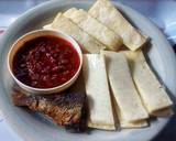 Yam Fingers,Sweet Chilli Pepper Sauce and Fried Fish recipe step 1 photo
