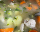 รูปขั้นตอนการทำที่ 5 ของ ซุปไก่มันฝรั่ง