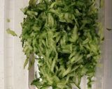 A picture of step 1 of Tzatziki with Dill (Greek Yogurt Dip).