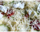 Une image de l'étape 2 de Gratin De Courgettes, Chorizo Et Mozzarella.