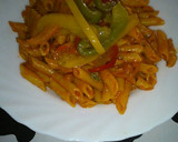 Foto del paso 9 de la receta: Macarrones con pimientos de tres colores
