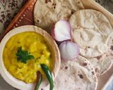 A picture of step 11 of Pithala and Bhakri (पिठलं आणि भाकरी).
