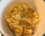 A picture of step 3 of Chicken Piccata.