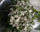 Gambar langkah 3 resipi BAYAM BRAZIL(Althernanthera sissoo ) CRISPY.