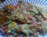 A picture of step 4 of Green Banana omelette.