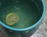 A picture of step 3 of Lemon green tea ☕.