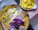 Gambar langkah 1 resipi Kurma Daging.