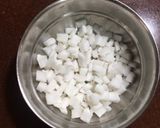 A picture of step 2 of Coconut Dal.