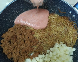 Foto del paso 4 de la receta: Fideos secos con chorizo y papa