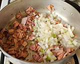 Foto del paso 1 de la receta: Champiñones y espárragos con tocino