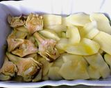 Foto del passaggio 4 della ricetta Patate riso e carciofi al forno