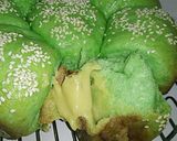 Foto langkah ke 13 dari resep Roti sobek pandan isi vla vanila.
