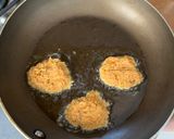 A picture of step 4 of Shrimp Patties with Nopales.
