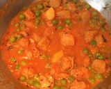 A picture of step 8 of Soya Matar / Soya Green Peas Curry.