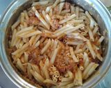Foto del paso 10 de la receta Macarrones con chorizo gratinados con bechamel
