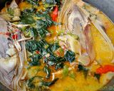 Foto langkah ke 6 dari resep Gulai Jantung Pisang & daun Singkong 🍴🍚🍲🍌.